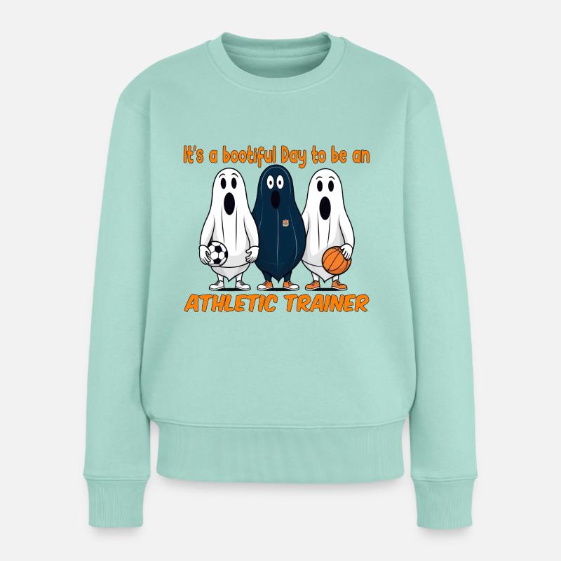 Bootiful Day Athletic Trainer - Women's Premium Organic Jumper - mint 