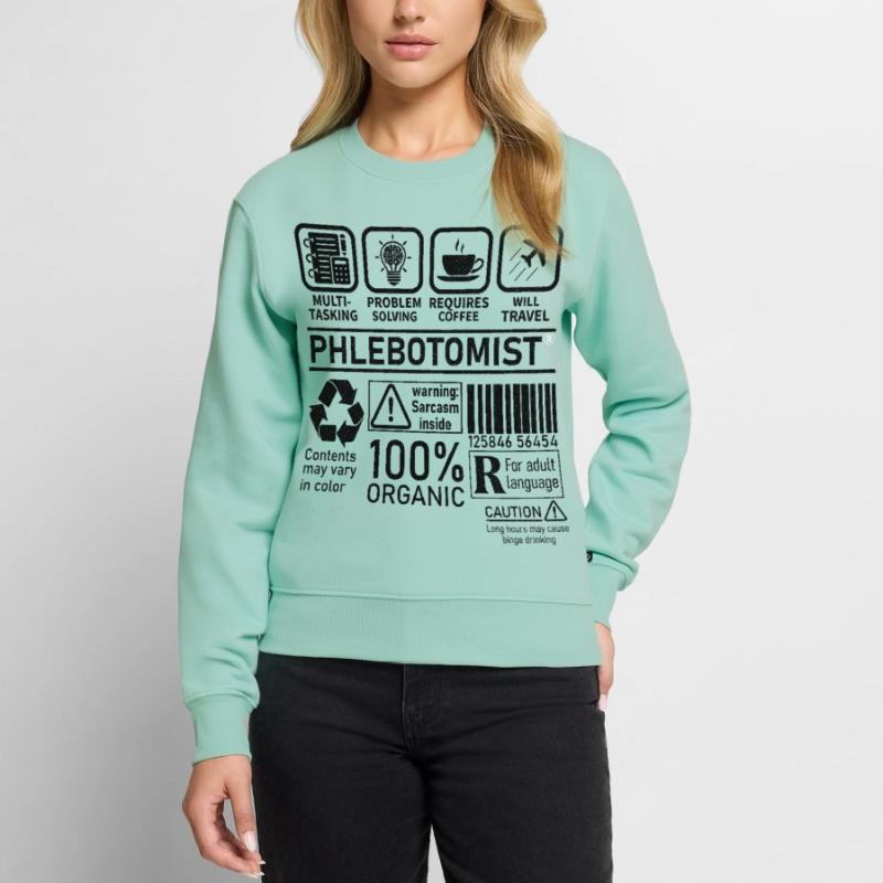 Phlebotomist multi tasking problem solving Frauen Premium Bio Pullover