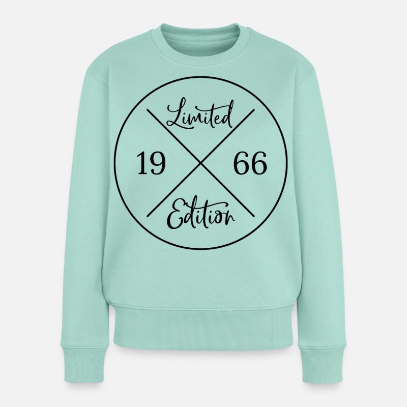 Limited edition 1966 - 60. Geburtstag Geschenk - Frauen Premium Bio Pullover - Mint 