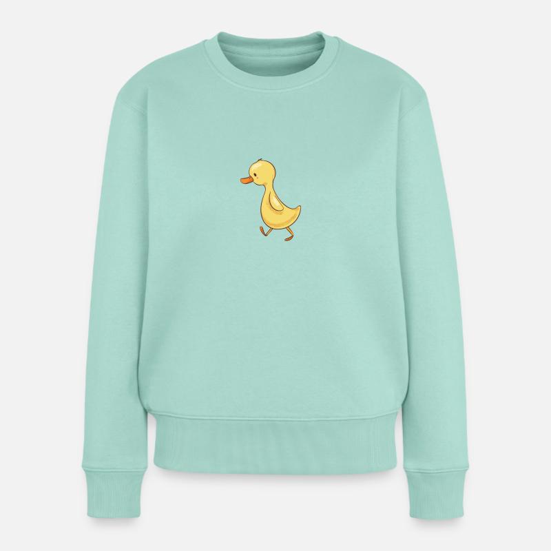 Ente - Frauen Premium Bio Pullover - Mint 