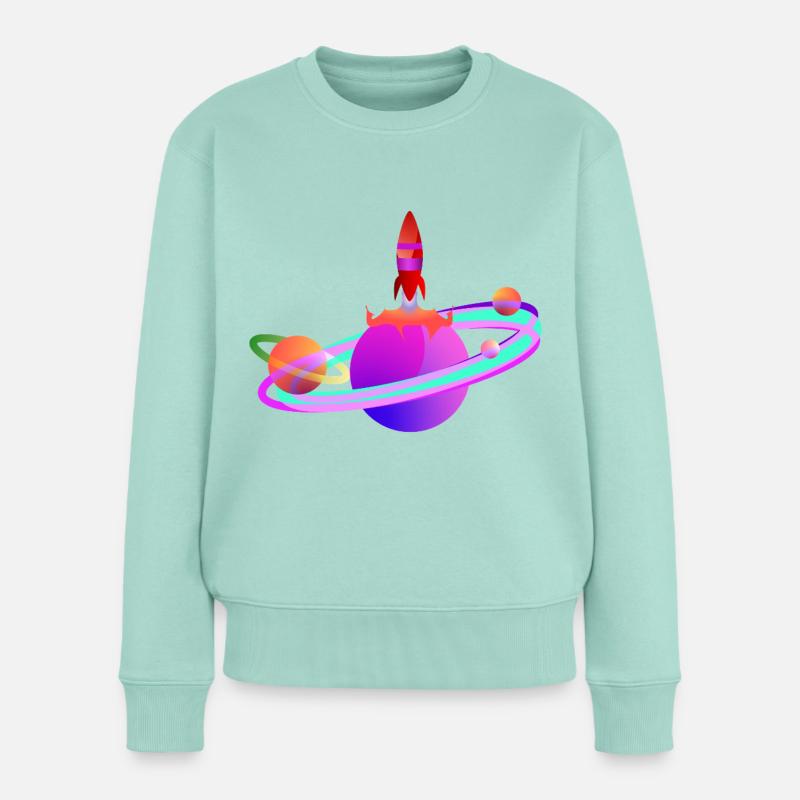 Schläger - Frauen Premium Bio Pullover - Mint 