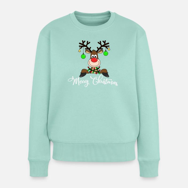 Weihnachten - Frauen Premium Bio Pullover - Mint 