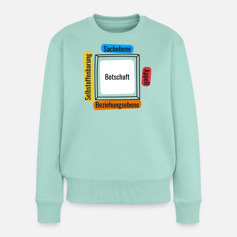 Vier Ohren Modell - Frauen Premium Bio Pullover - Mint 
