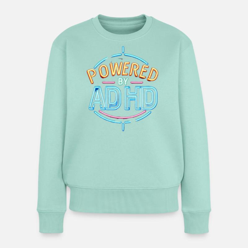 TDAH - Pull Premium bio Femme - menthe 