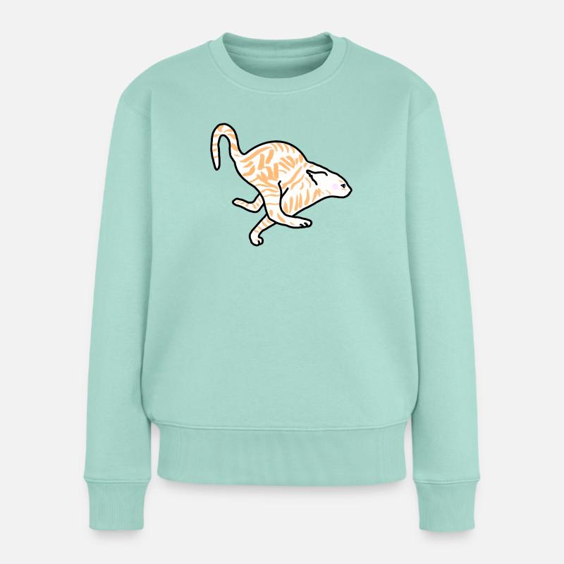 Turbokatze - Frauen Premium Bio Pullover - Mint 