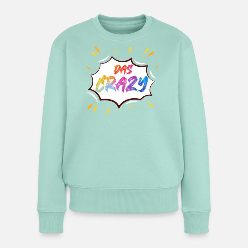 Das Crazy Farbknall - Frauen Premium Bio Pullover - Mint 