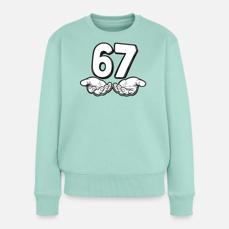 Six Seven Trend - Frauen Premium Bio Pullover - Mint 