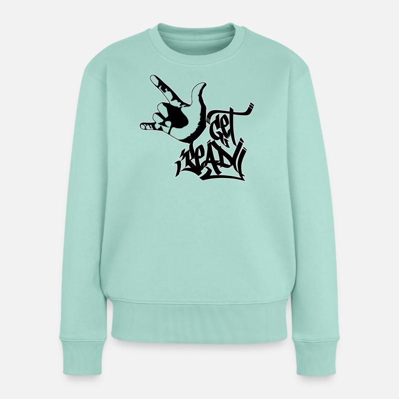 Prépare-toi - Pull Premium bio Femme - menthe 