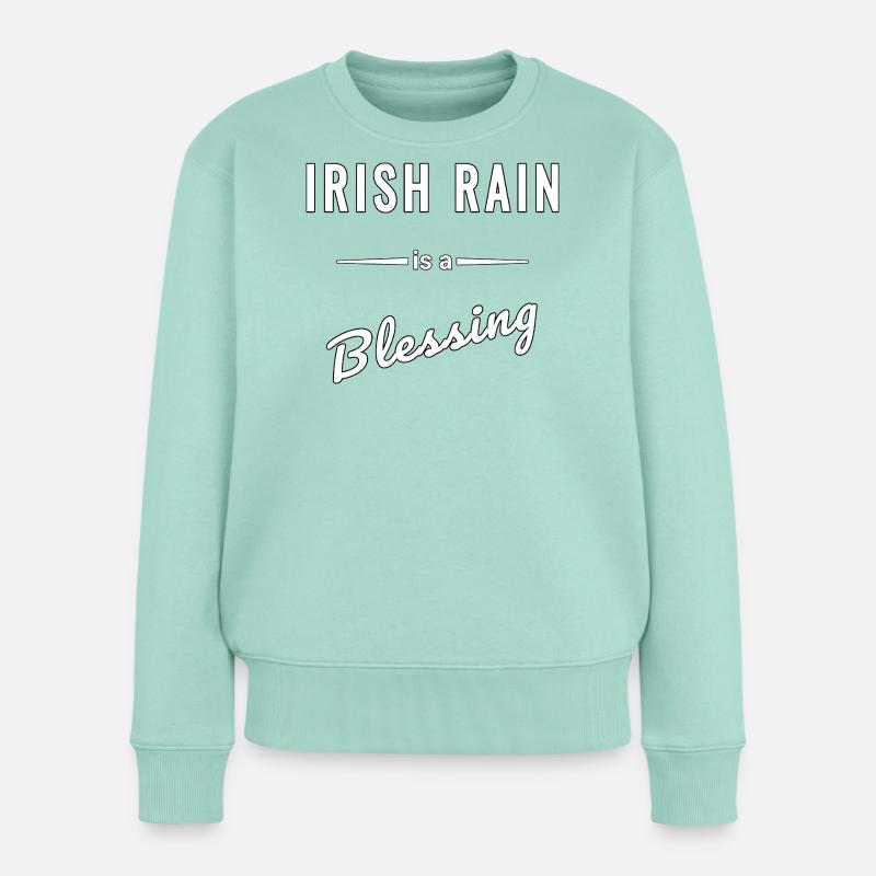 Irish Rain est une bénédiction - Pull Premium bio Femme - menthe 