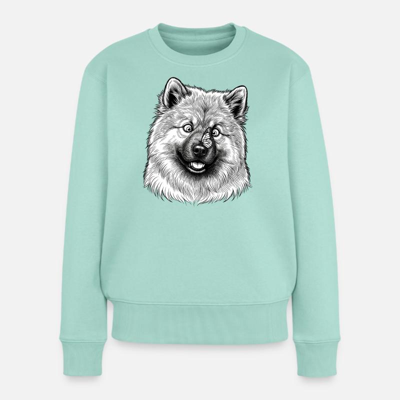 Eurasier | Butterfly - Frauen Premium Bio Pullover - Mint 