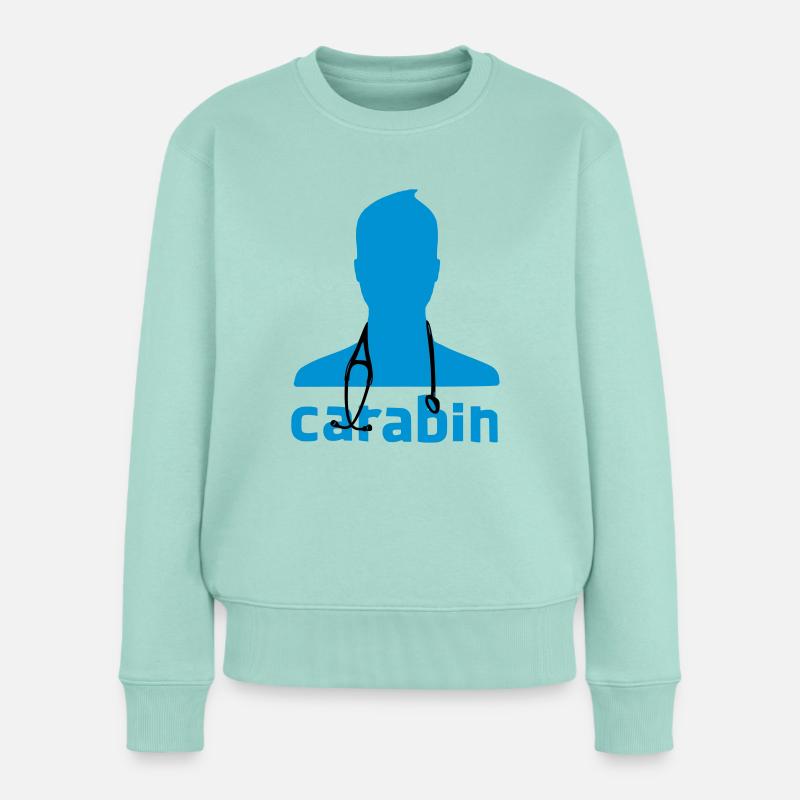carabin - Frauen Premium Bio Pullover - Mint 