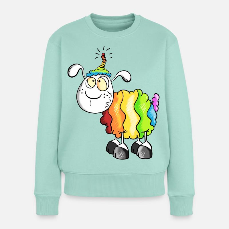 Mignon Sheep - Pull Premium bio Femme - menthe