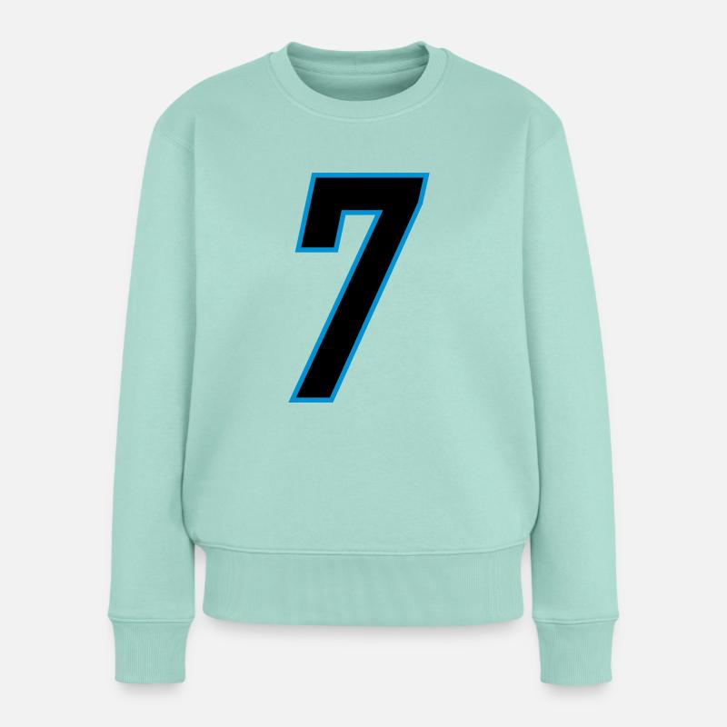 number_7 - Frauen Premium Bio Pullover - Mint 