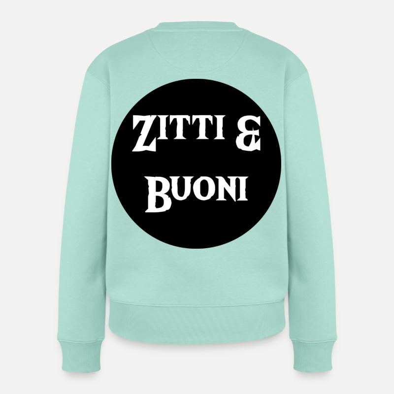 Zitti & Buoni - Frauen Premium Bio Pullover - Mint 