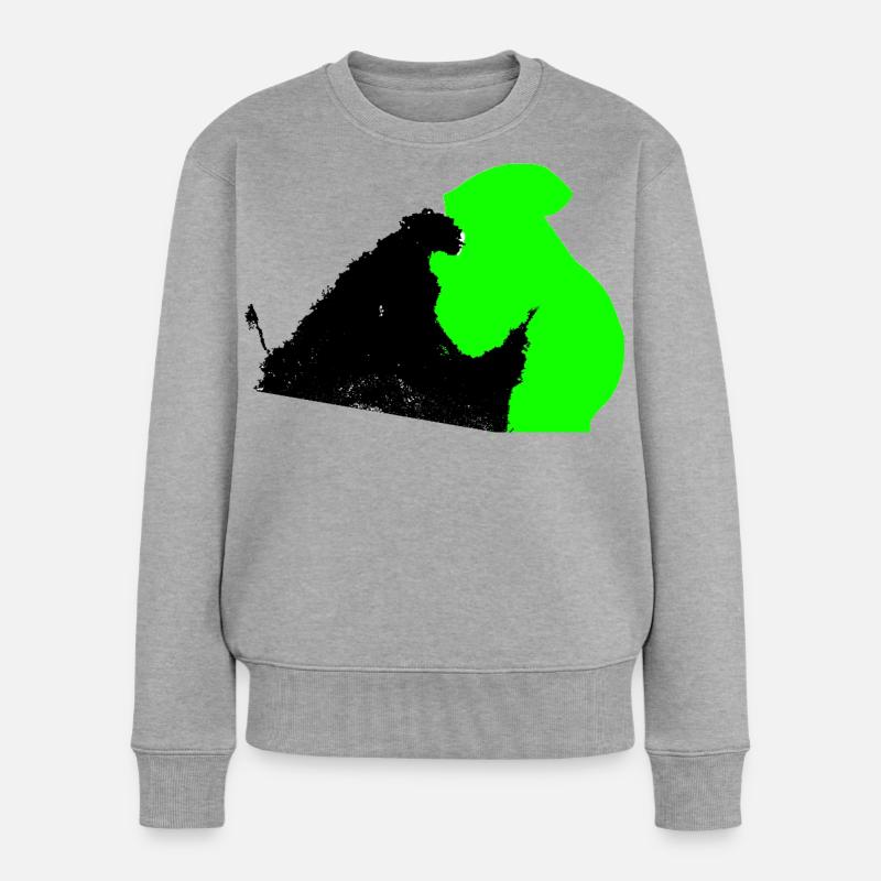 Design TOWARDS Kollektion - Frauen Premium Bio Pullover - Grau meliert