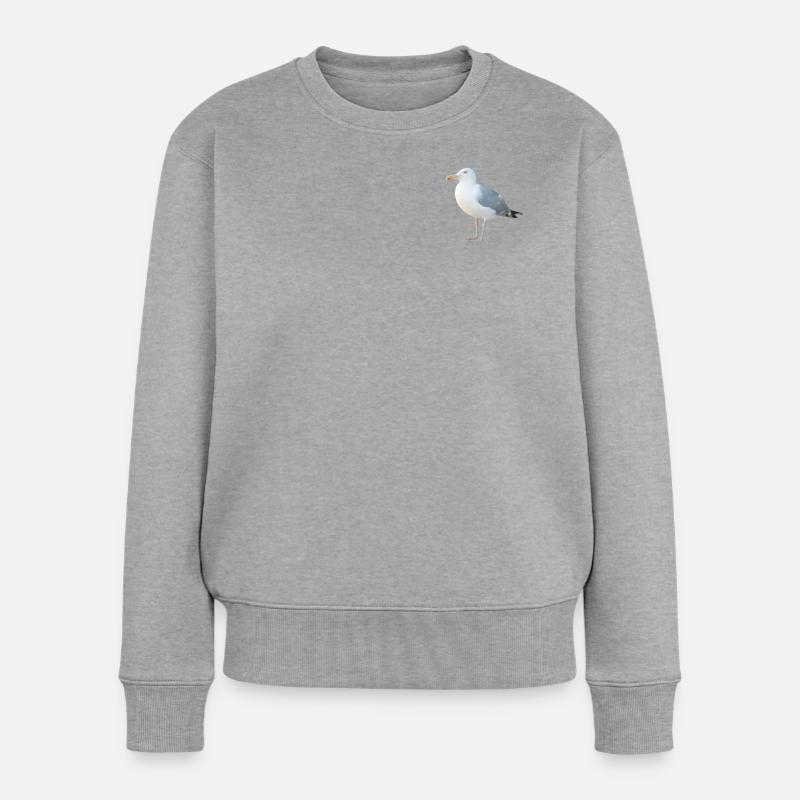 Mouette - Pull Premium bio Femme - gris chiné