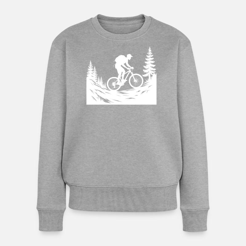 VTT VTT - Pull Premium bio Femme - gris chiné