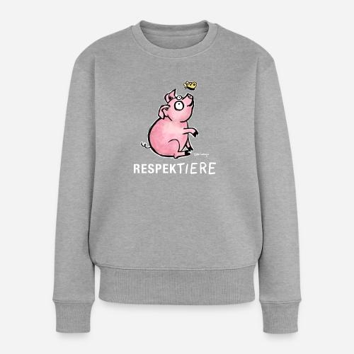 RespekTIERE - Frauen Premium Bio Pullover