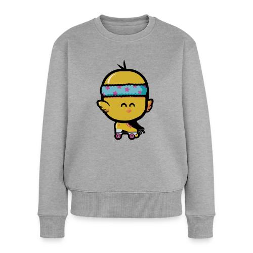 Roller Disco Poussin - Pull Premium bio Femme