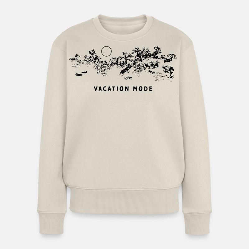 MODE VACANCES - Pull Premium bio Femme - beige