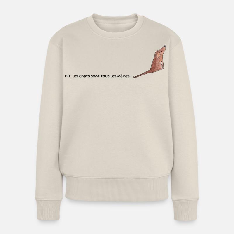 Les chats sont tous les mêmes Pull Premium bio Femme