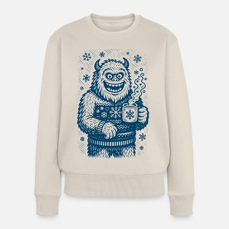 Frostpunk Yeti - Pull Premium bio Femme - beige