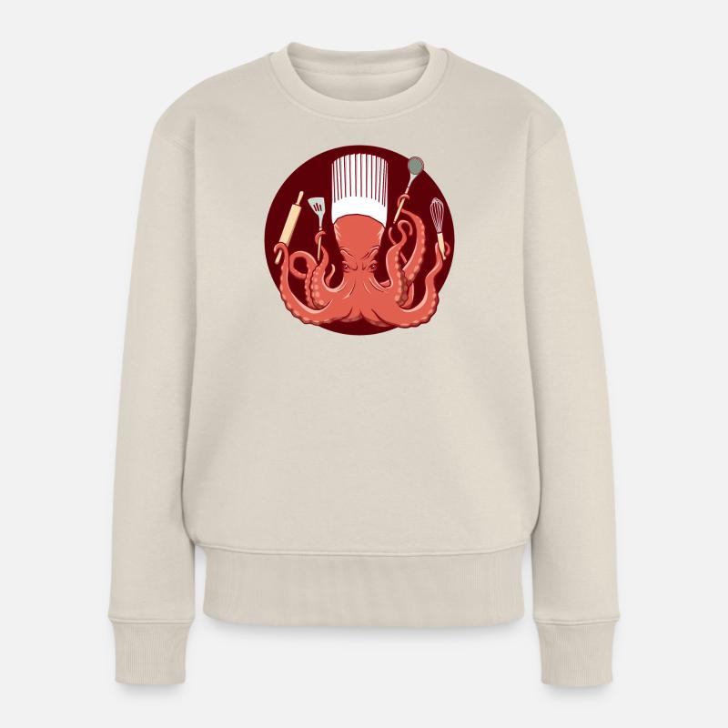 Octopus Chef de Cuisine Frauen Premium Bio Pullover