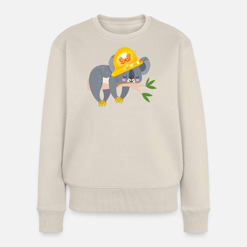 ARTISAN KOALA BEAR Women's Premium Organic Jumper
