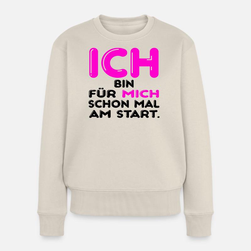 Eigenverantwortung Starten - Frauen Premium Bio Pullover - Beige