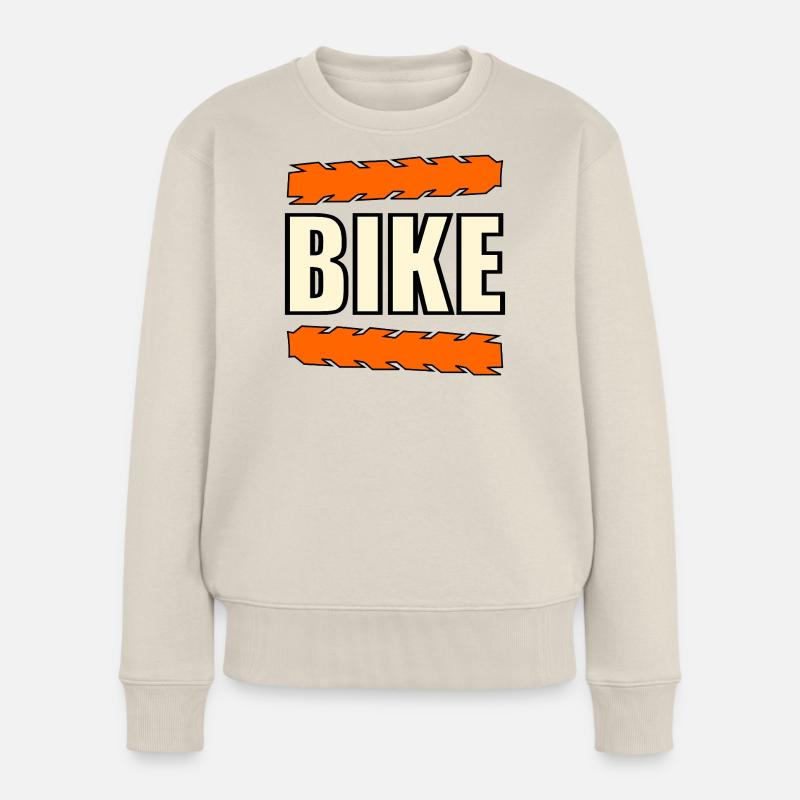 VÉLO CYCLISME PISTES CYCLABLES PNEU Pull Premium bio Femme
