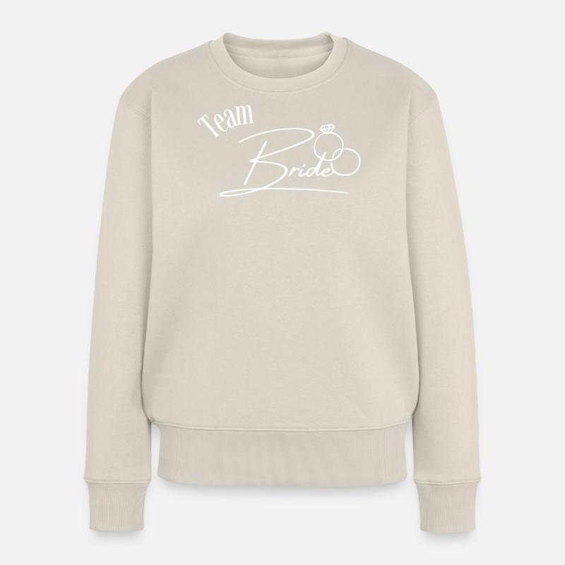 Team Bride Frauen Premium Bio Pullover