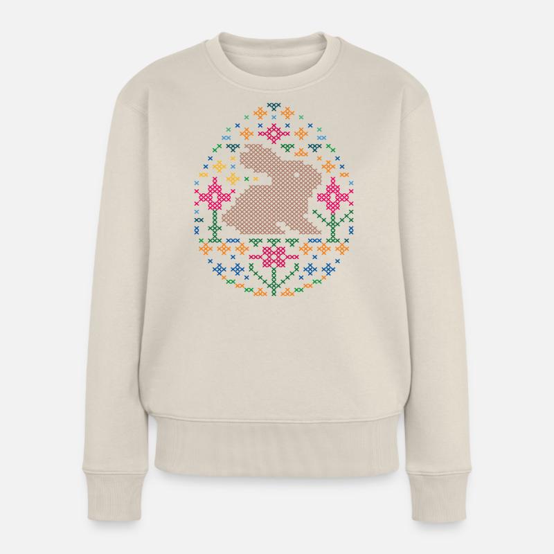 Ostern Frauen Premium Bio Pullover