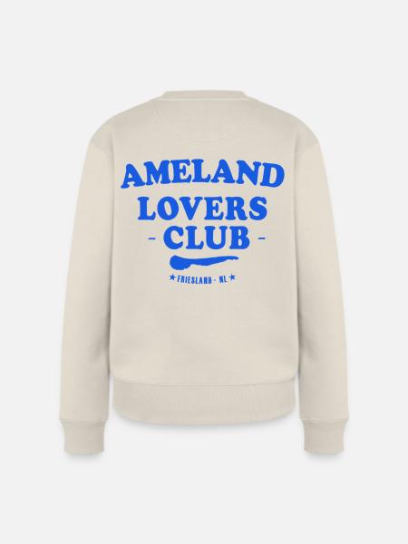 Ameland Lovers Club - Frauen Premium Bio Pullover - Beige