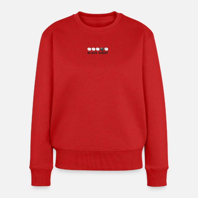 Sheep - Pull Premium bio Femme - rouge