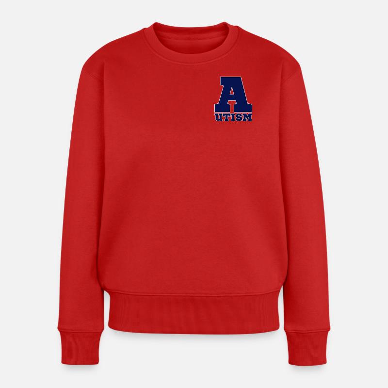 Autism - Frauen Premium Bio Pullover - Rot