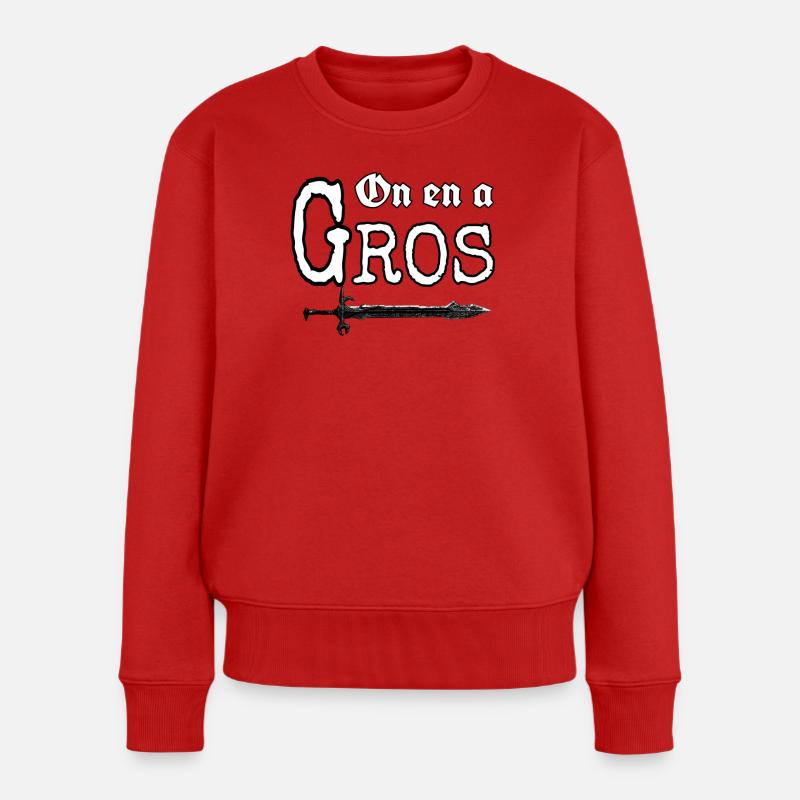On en a gros réplique Perceval série culte - Pull Premium bio Femme - rouge