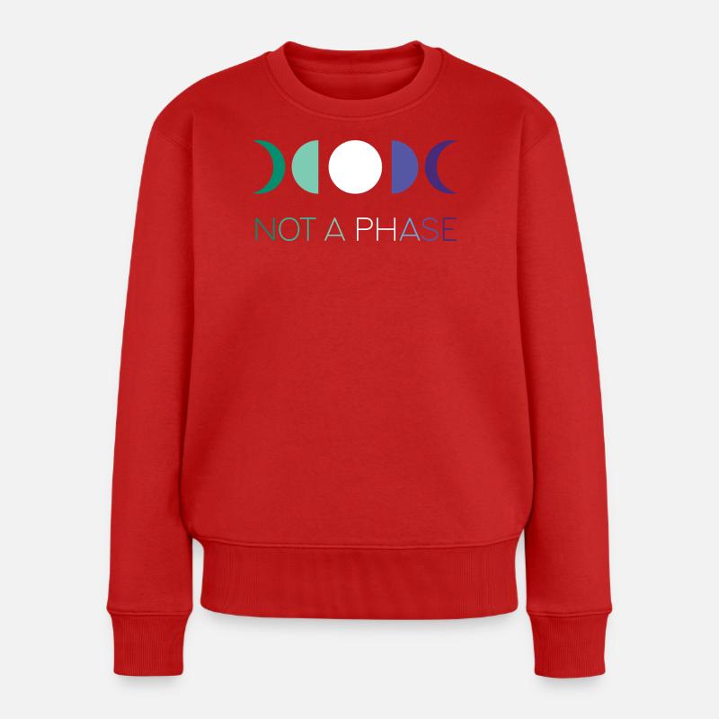 LGBTQ Pride Month - Keine Phase - Schwule - Frauen Premium Bio Pullover - Rot