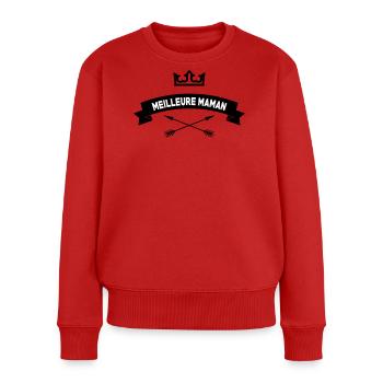 Meilleure Maman - Fête des Mères - Pull Premium bio Femme - rouge - Devant - Julia (174cm)
