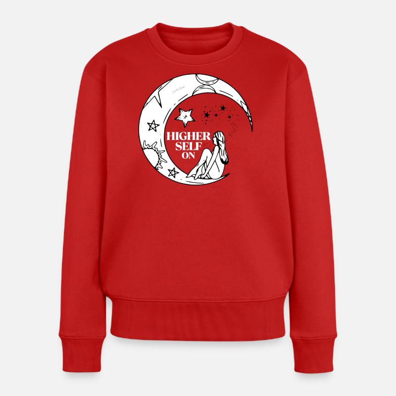 HIGHER Self - Frauen Premium Bio Pullover - Rot