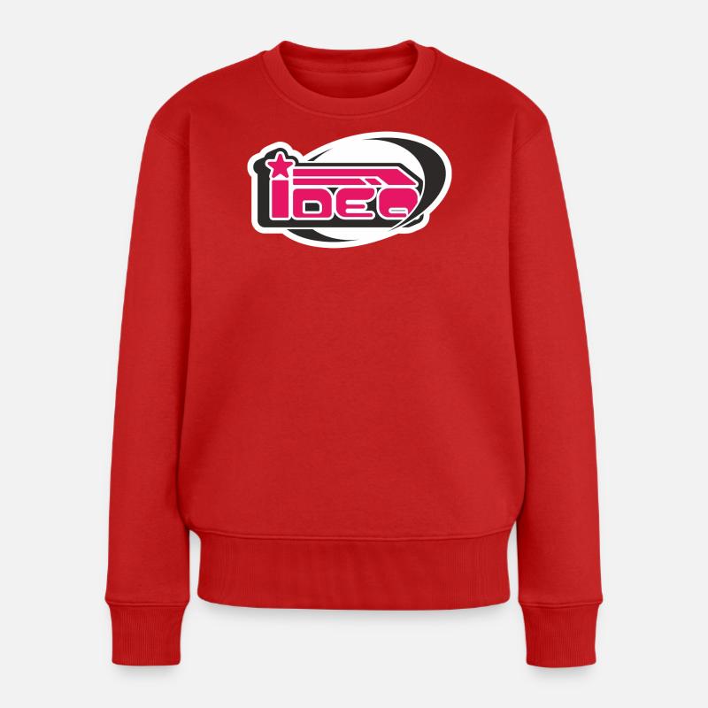 Die Idee von y2k - Frauen Premium Bio Pullover - Rot