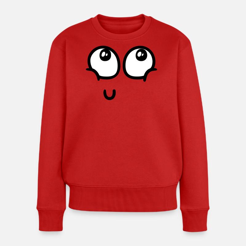Joy overload - Frauen Premium Bio Pullover - Rot
