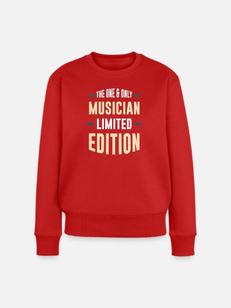 Musiker Limited Edition - Frauen Premium Bio Pullover - Rot