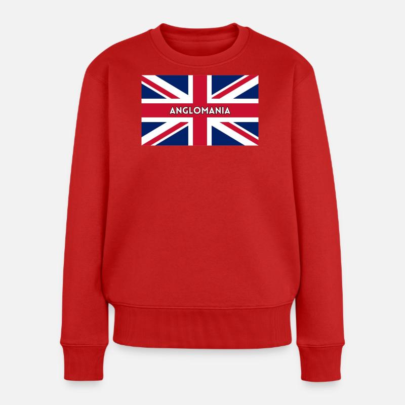 Anglomanie - Frauen Premium Bio Pullover - Rot