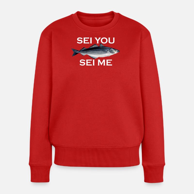 Dis-moi - Pull Premium bio Femme - rouge