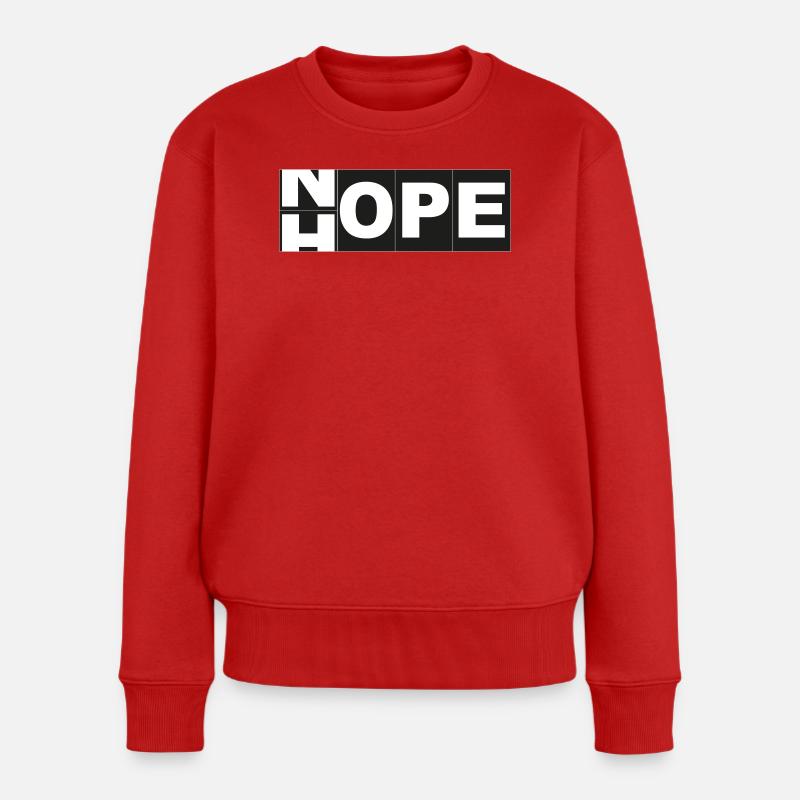 Hope Non - Pull Premium bio Femme - rouge