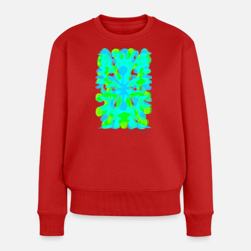 Proyecto_nuevo_-6-_-1-_-12-_-4- - Frauen Premium Bio Pullover - Rot