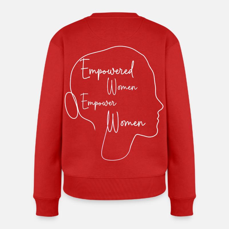 Frauenpower  - Frauen Premium Bio Pullover - Rot