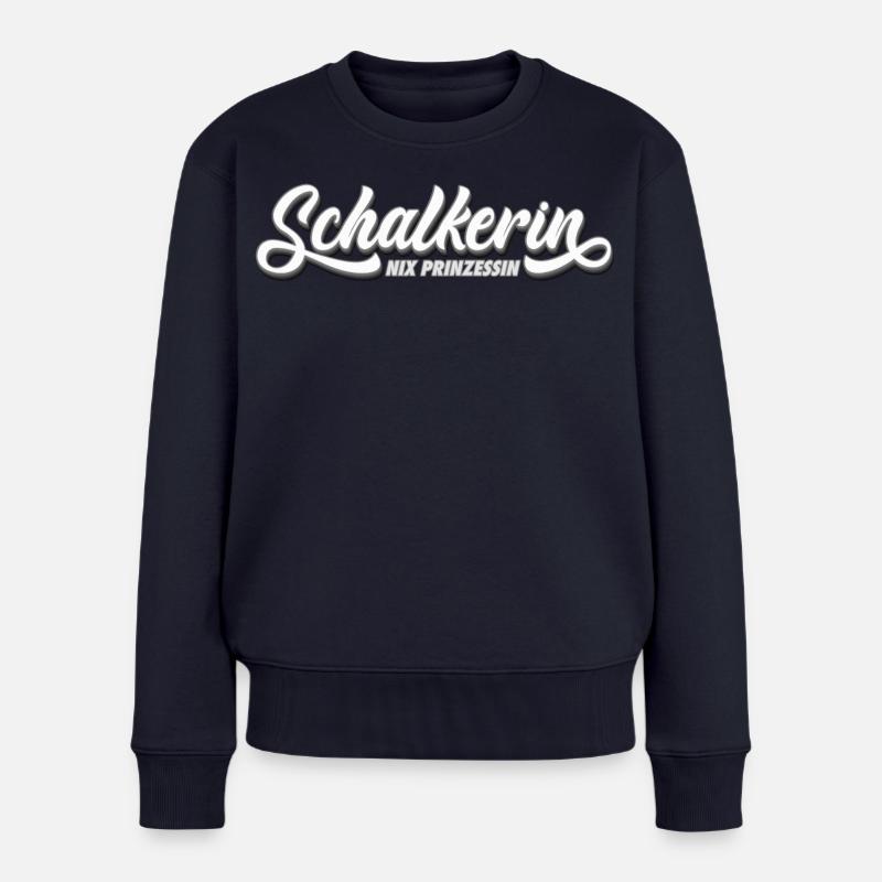 Nix Prinzessin Schalkerin! | Gelsenkirchen Schalke - Frauen Premium Bio Pullover - Navy