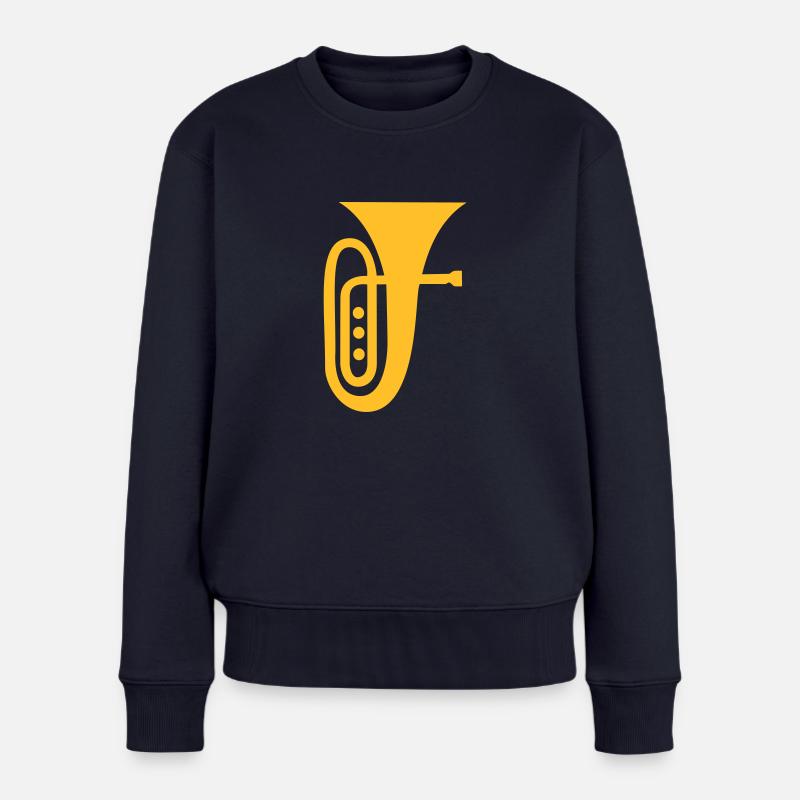 Tuba - Pull Premium bio Femme - bleu marine