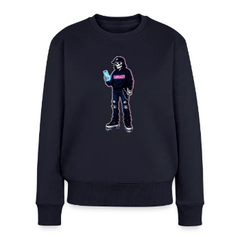 Sarkazzy Szkielet Hacker w streetwearowym swetrze
